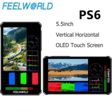 FEELWORLD PS6 5.5" IPS FHD 1920x1080 4K HDMI Touch-Screen Camera Field Monitor