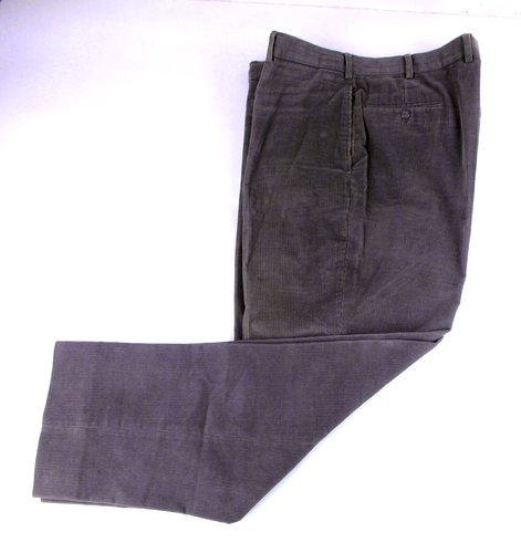 Jos. A Bank Executive Collection Men's 40x31 Gray Straight Fit Corduroy Pants - Picture 2 of 15