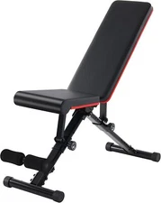Weight Bench Adjustable Workout Bench Home Gym Foldable Press Full Body Exercise