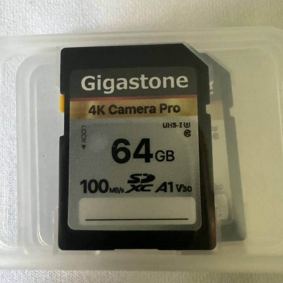 Gigastone 64GB 2-Pack Camera Pro Memory SD Card Full HD Video, SDHC U1 Class 10 - Image 3 of 4