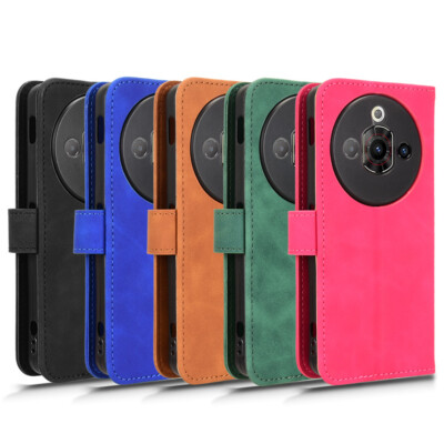 Für ZTE Nubia Focus Pro 5G  , Stoßfeste Flip Leather Geldbörse Stand Case Cover