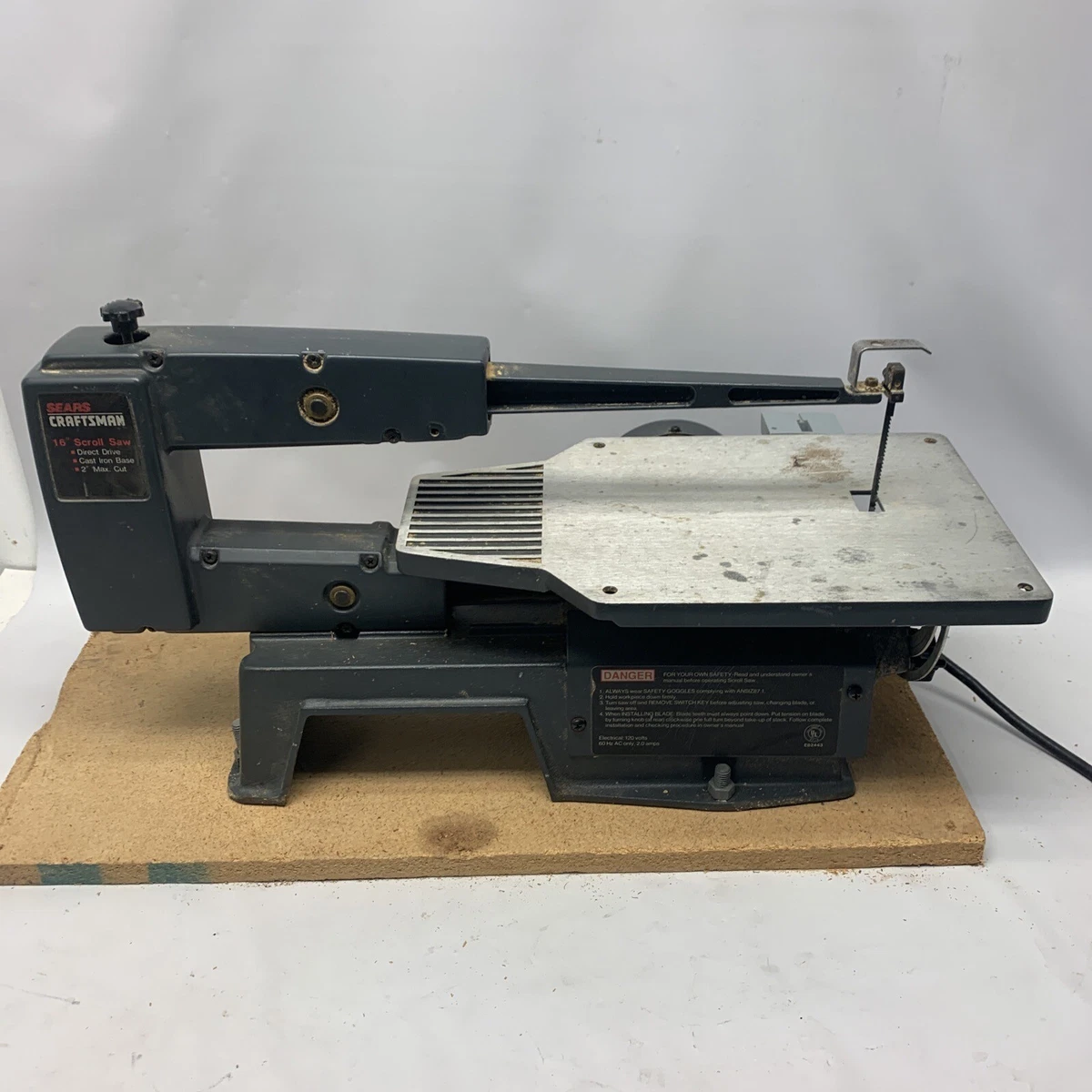 Craftsman professional scroll saw outlet
