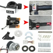 Modification Brush Motor Electric Bicycle Set 24V 350W E-Bike Conversion Kit