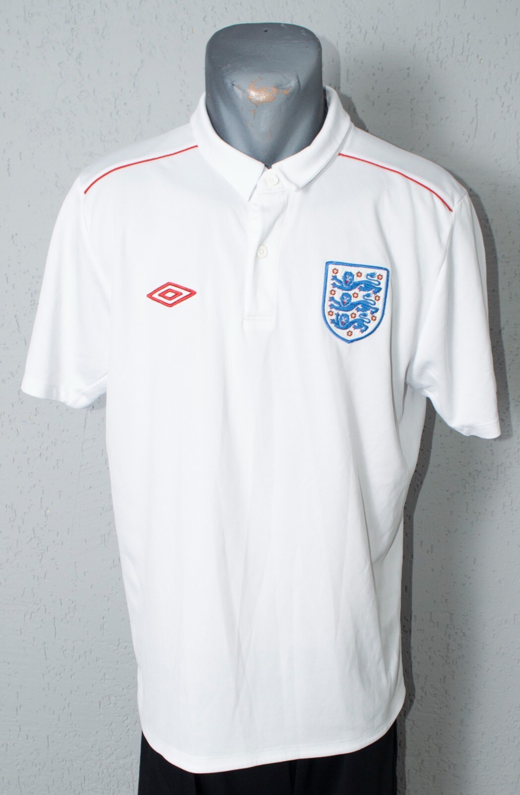 England Jersey Training Pre Match Mens Football Vintage Training Shirt Size L