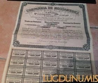 Companhia de Mossamedes - Lisbon 1899 Title of 25 Shares
