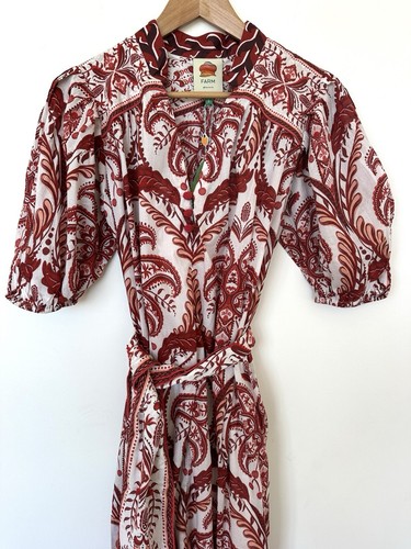FARM RIO Womens Tropical Cameo Off White Maxi Dress S BNWT RRP $565 - Bild 6 von 16