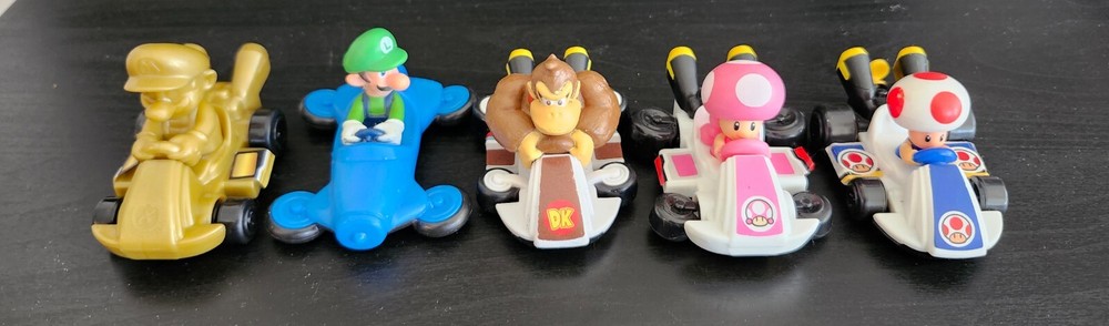 McDonalds 2024 Mario Kart Happy Meal Toys Set of 5