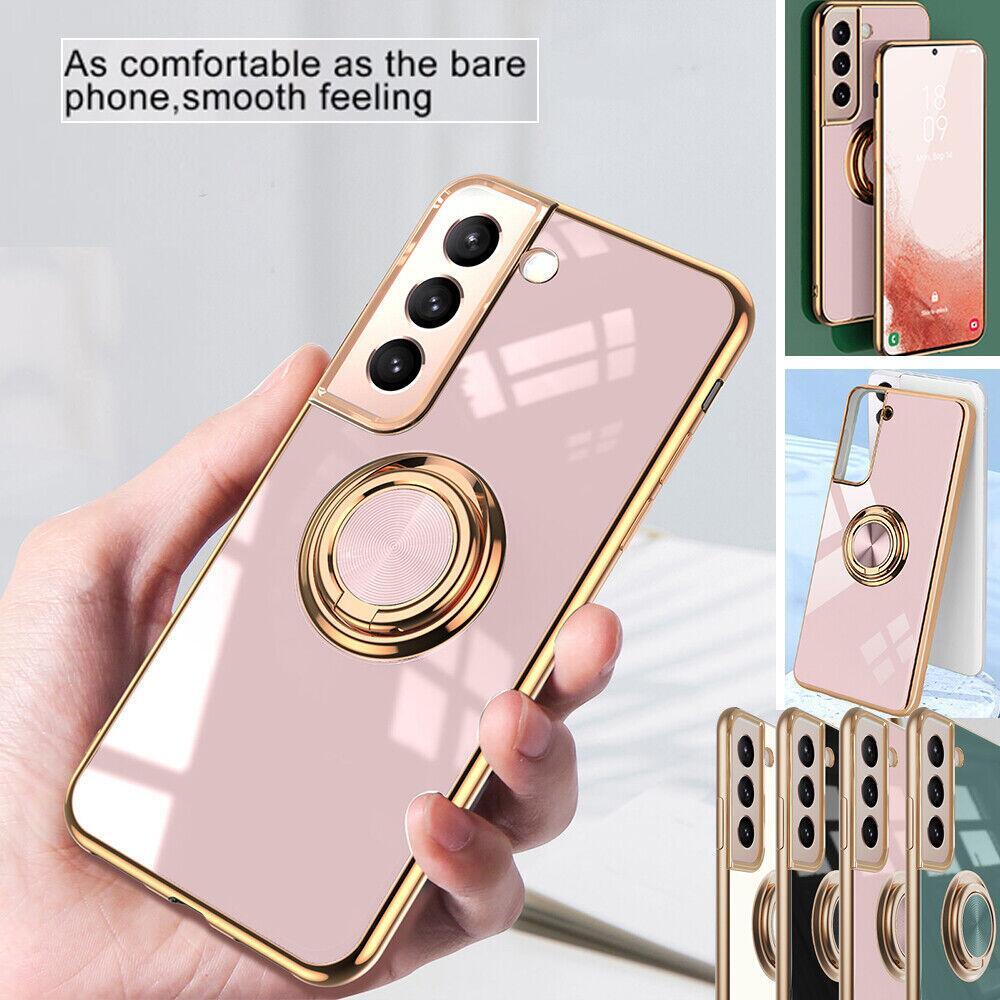 Shockproof Ring Stand Phone Case for iPhone 13 12 11 14 Pro Max XS XR 7 8-image