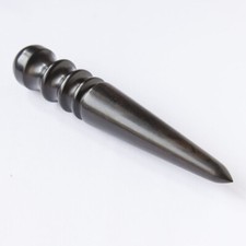 Wooden Leather Edge Burnisher Hardwood Polished Leather Working Hand Tool