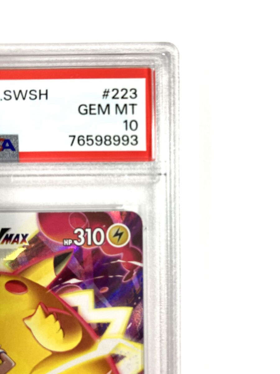 PSA 10 Pikachu VMAX 223/184 VMAX Climax Holo GEM-MINT PSA 10 Pikachu VMAX 223/184 VMAX Climax Holo GEM-MINT