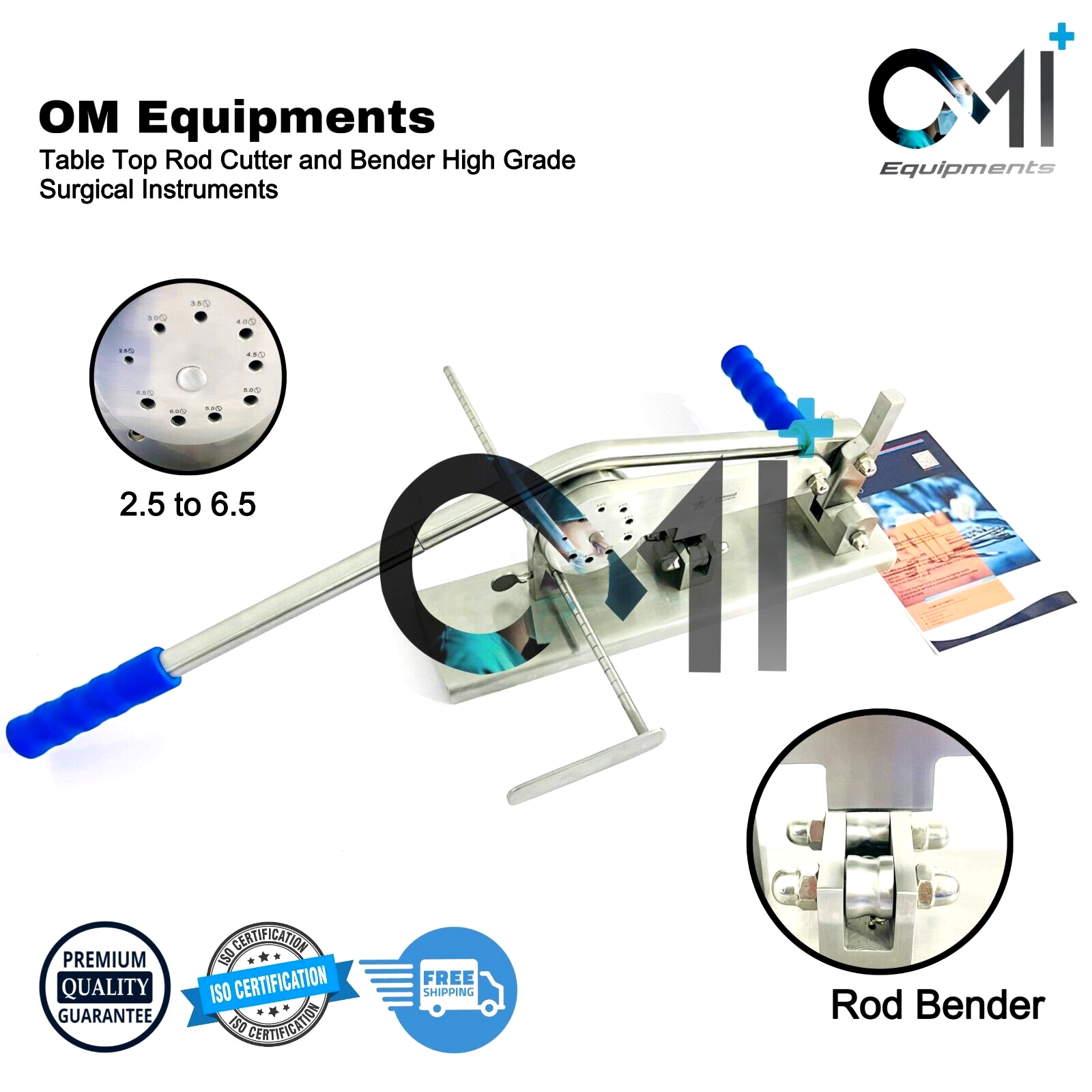 Table Top Rod Cutter Rod Bender Hight Grade Spine Instruments By OMI | eBay