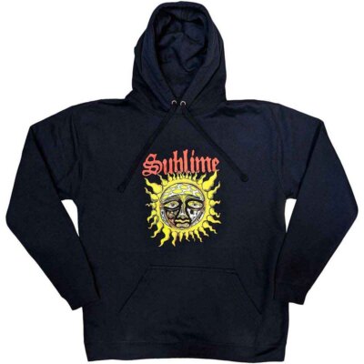 Sublime Yellow Sun Sweatshirt Blue New