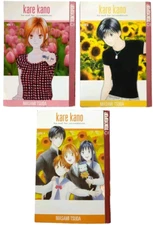Kare Kano His And Her Circumstances Vol 1, 2, 4 Manga Lot, 1st Print 2003