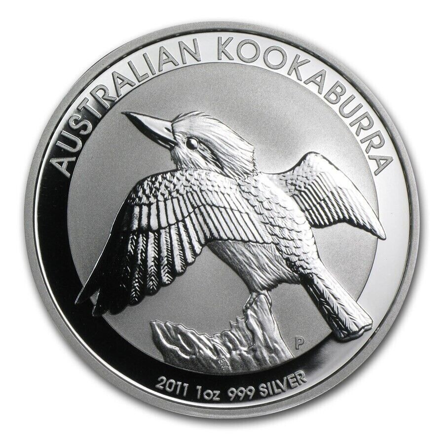 2011 Australian Kookaburra unopened Roll of 20 1 Ounce .999 Silver