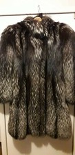 Pelliccia volpe argentata - Taglia L