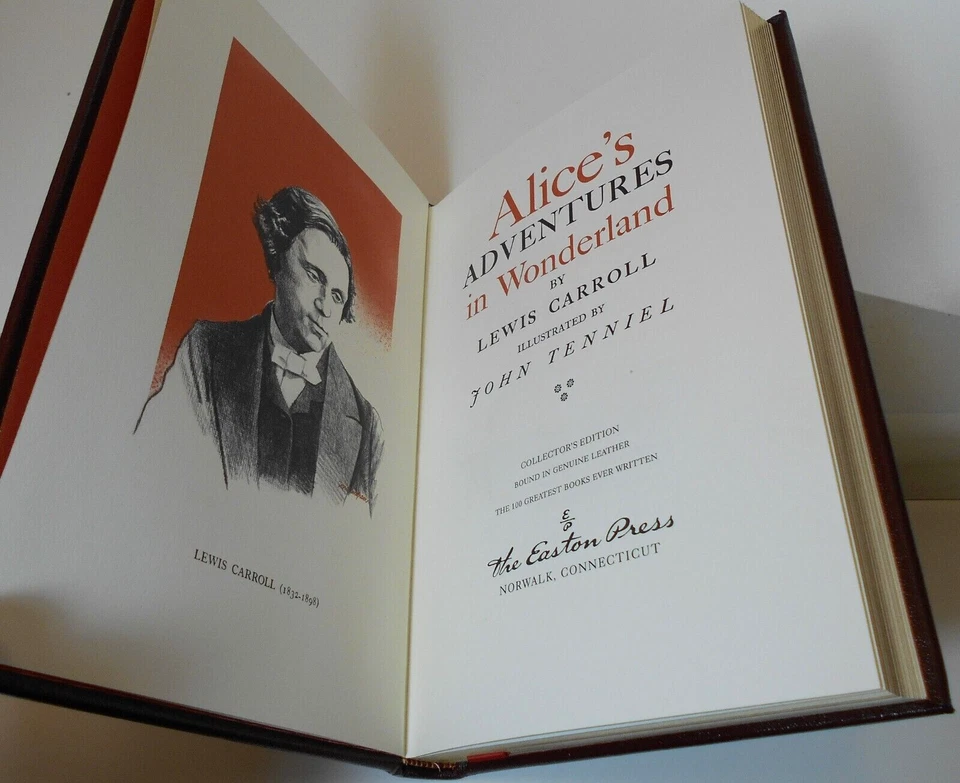 EASTON PRESS 1977 Alice’s Adventures in Wonderland 100 GREATEST BOOKS - Image 3 of 4