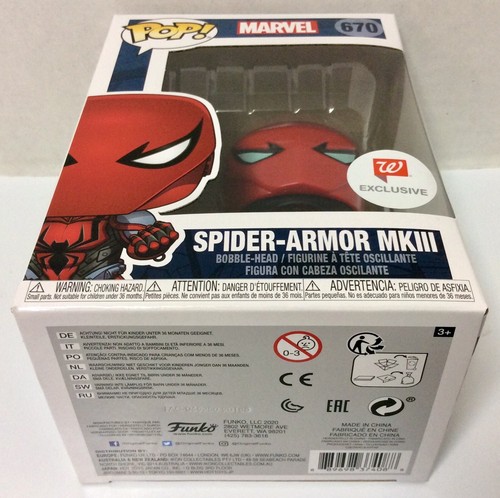 Funko POP! Marvel #670 SPIDER-ARMOR MKIII - Walgreens Exclusive NEW - Picture 10 of 14
