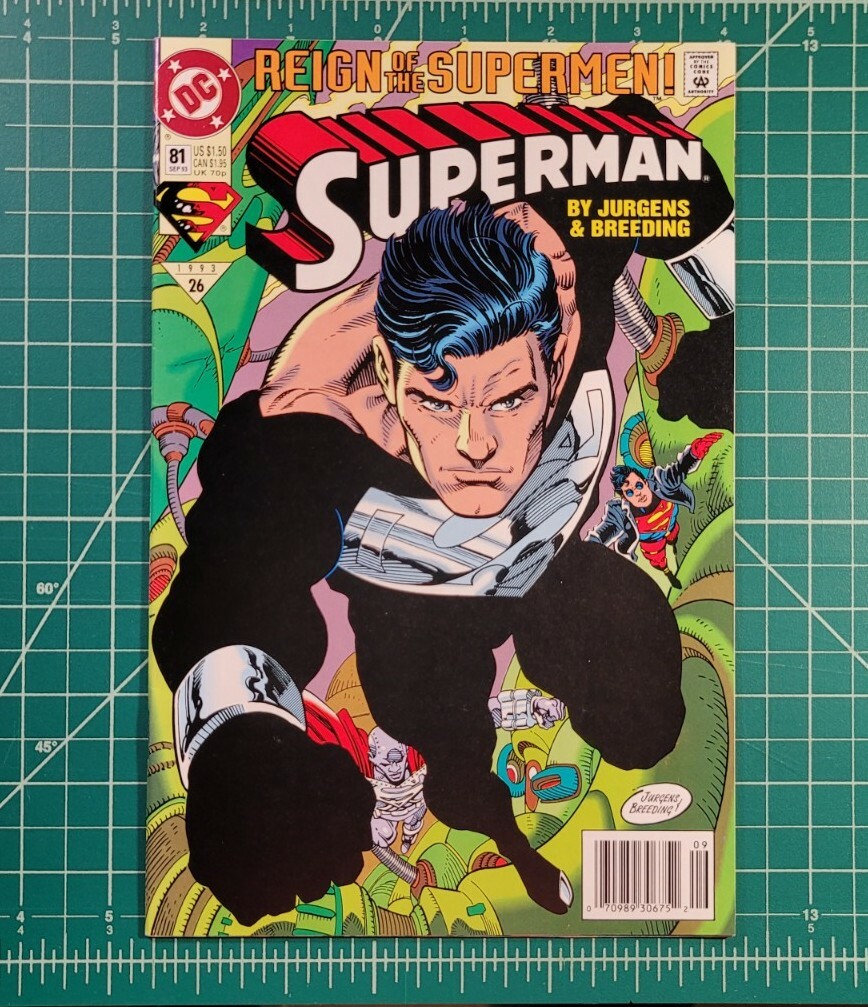 DC コミック　スーパーマン　1/1 スケッチ　カードサイン　マーベル Marvel DC Spider-Man Superman #1 (One Shot) Cover A Regular Pepe
