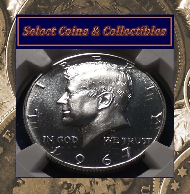 1967 SMS Kennedy Half Dollar NGC MS 67 SMS Silver Coin #3183 | eBay