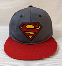 Superman DC Comics Hat Cap Super Hero Adjustable Embroidered Youth Size