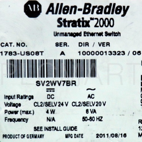(USED) ALLEN-BRADELY 1783-US08T PLC FedEx Free Intl' shipping!