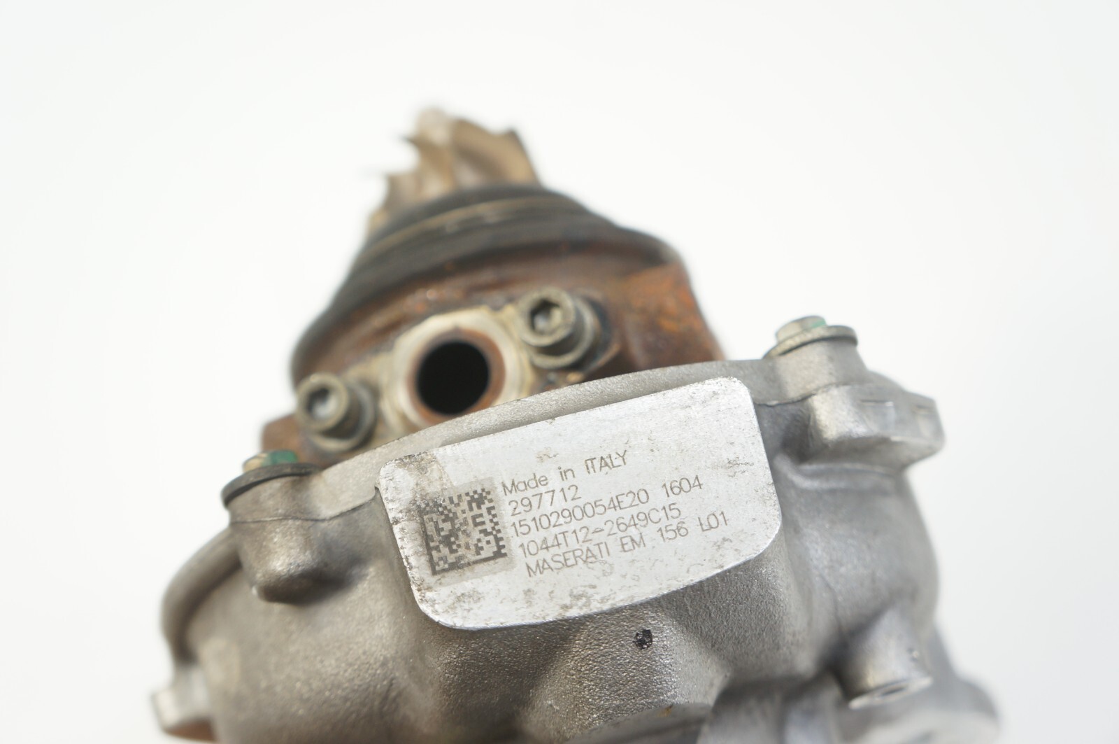 14-2019 Maserati Ghibli Levante 3.0L V6 engine turbo turbocharger DRIVER SIDE
