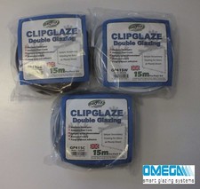 Clipglaze Secondary Glazing Kit for glass or plastic - 15m Kit / EasyFix Kit