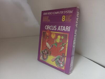 NEW SEALED CIRCUS ATARI GAME FOR PAL ATARI 7800 + 2600 + PLUS  RETRON 77 #G70