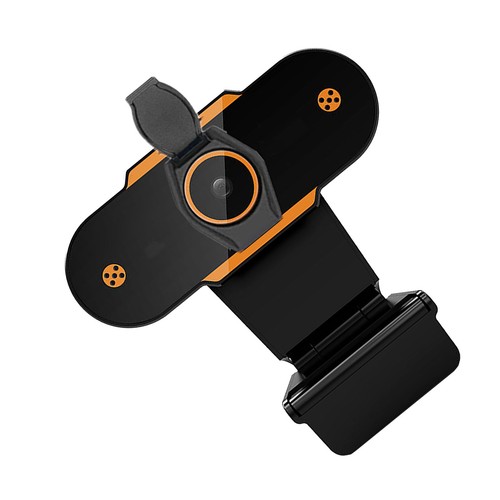 USB Webcam 2K 1080P USB 2.0 Inbuilt Microphone CMOS Plug And Play Lens Cover NEW - Afbeelding 6 van 12