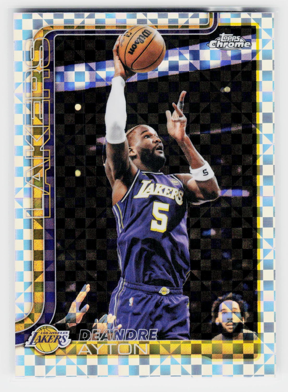 2025-26 Topps Chrome Update #104 Deandre Ayton X-Fractor