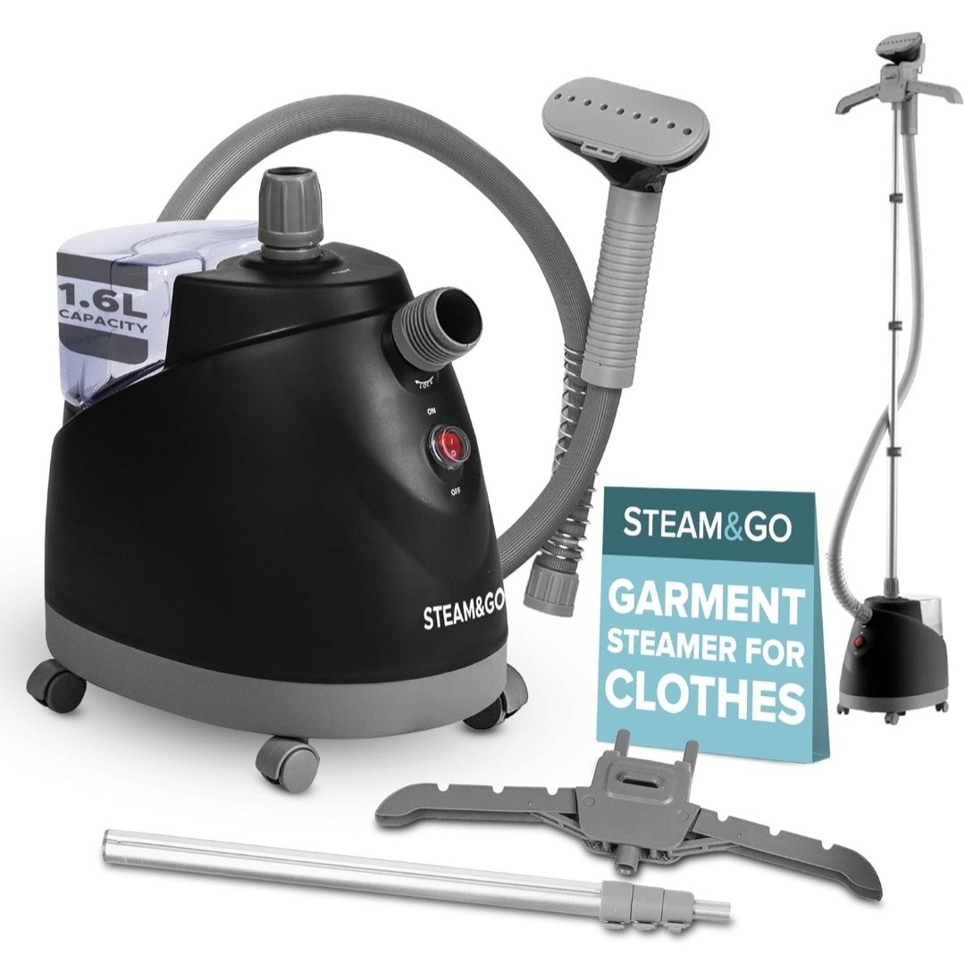 Steam & Go - The Rival Handheld Steamer - Upright Fabric Steamer for Clothes, Ga