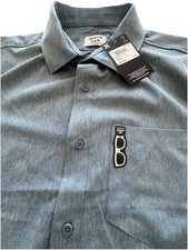 Hurley Men's Short Sleeve Button Up Shirt Blue Size M Medium NWT MSRP 55