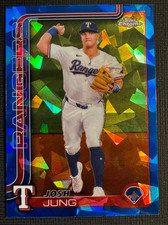2025 Topps Chrome Sapphire Edition Josh Jung #220 Rangers BASE