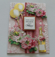 Anna Griffin "Hope Your Birthday is a Winner" 3D Handmade Layered Card