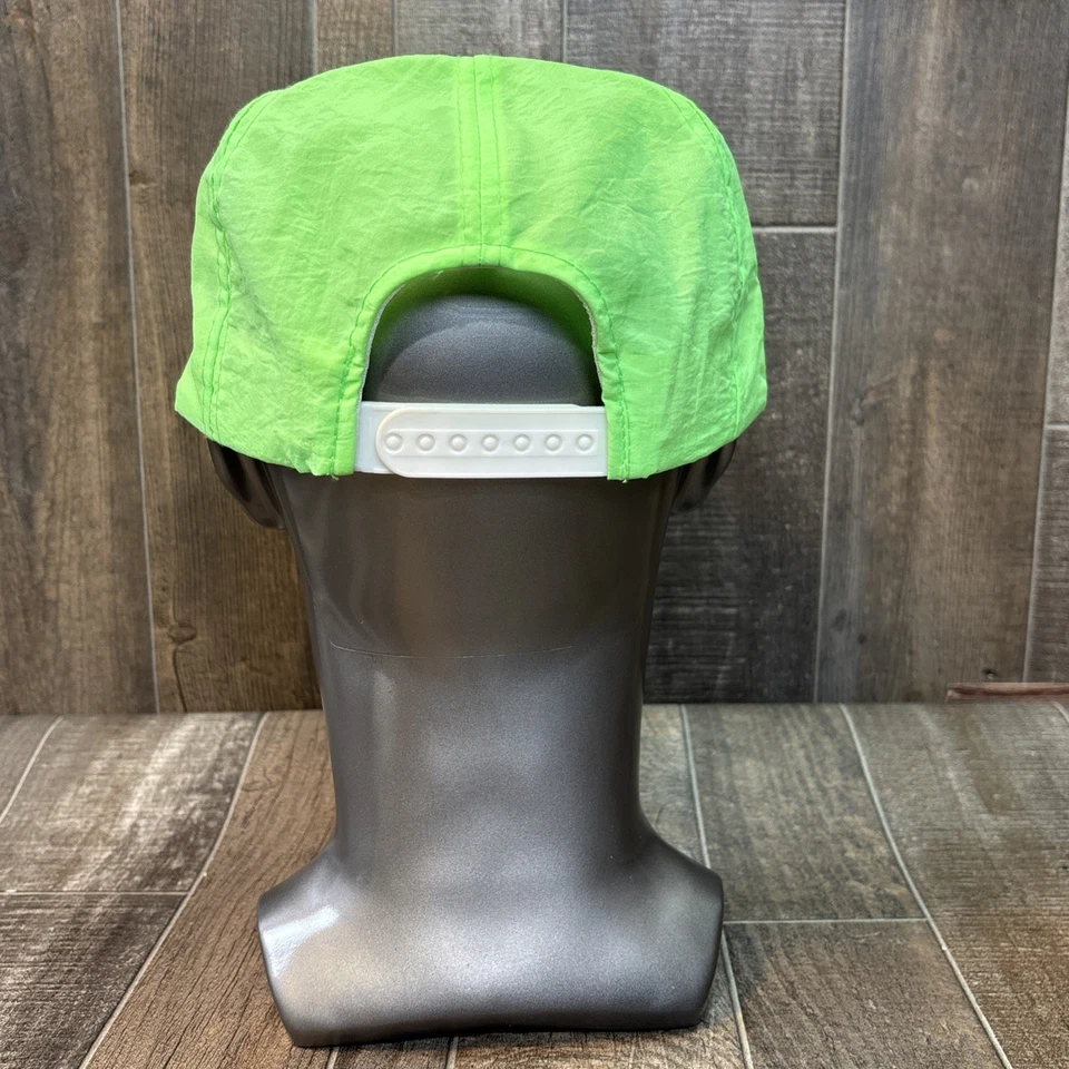 Винтажная Шляпа Miller Подлинная Черновая Неоново-зеленая Регулируемая Бейсболка Кепка Пиво Промо - Изображение 3 из 4