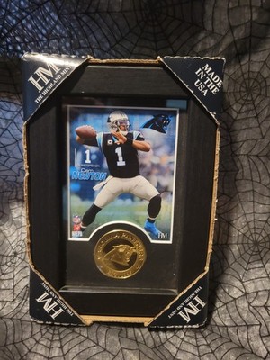 Cam Newton Carolina Panthers Team Coin And Card Highland Mint 7.5'' Mini Plaque 