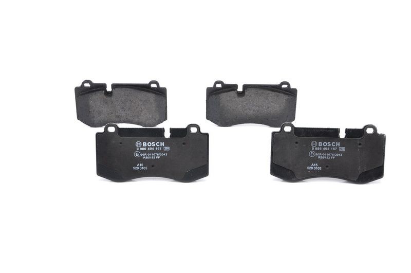 Plaquettes de frein BOSCH pour rénover le freinage arrière des Mercedes Classe E