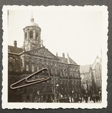 Photo WW2 View Amsterdam King Palace Building Occupation 1942 Everyday Picture House
