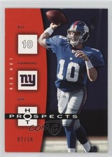 2006 Fleer Hot Prospects Red Hot 2/50 Eli Manning #64 0q7