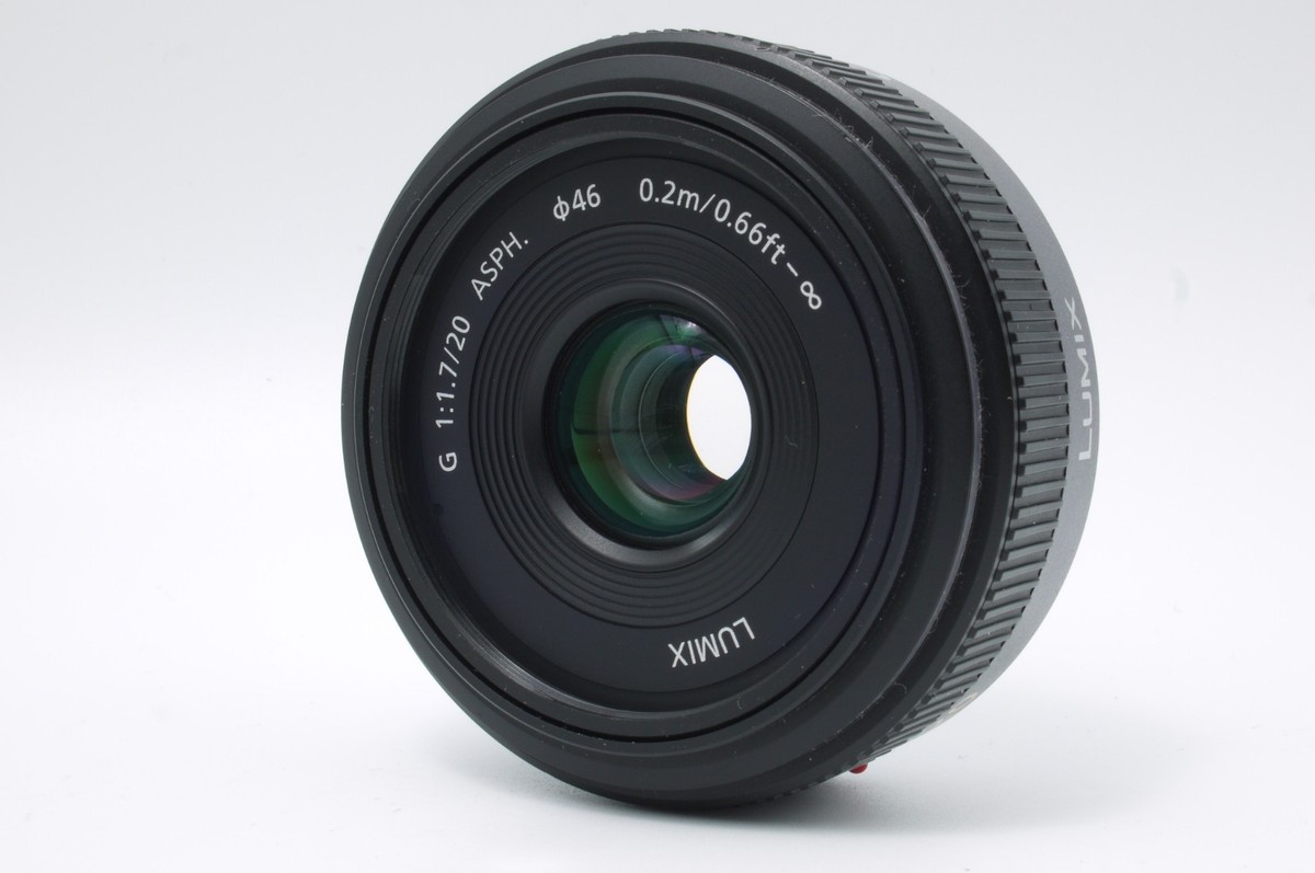 Panasonic LUMIX G 20mm f1.7 ASPH. Pancake Prime Lens for Micro