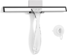 Shower Squeegee for Glass Doors, All-Purpose Squeegee with Suction Hook 