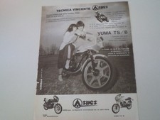 advertising Pubblicità 1981 MOTO ASPES JUMA YUMA 125 TS/B