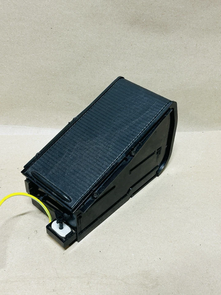 96-02 Mercedes R129 SL500 SL600 consola central portavasos tapa enrollable negro OEM Foto 2 de 4