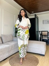 Printed Cotton Flex Kurta with Pant Co-ord Set