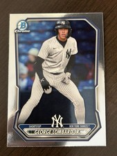 2026 Bowman Chrome • George Lombard Jr. Prospect Base #BCP-64 • New York Yankees
