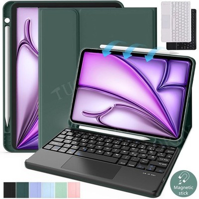 Hülle mit Touchpad QWERTZ Tastatur für iPad Air 2026 11'' M4 M3 M2 Pro 11'' M4 M5