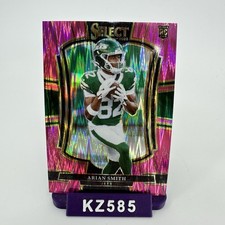 2025 Panini Select Pink Premier Level Rookie Prizm Arian Smith #177 NYJets (RC)