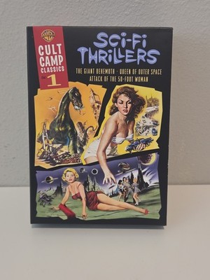 Cult Camp Classics Volume 1 - Sci-Fi Thrillers (DVD, 2007, 3-Disc Set)