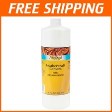 Leathercraft Cement Glue 32oz Bottle - Quick Drying