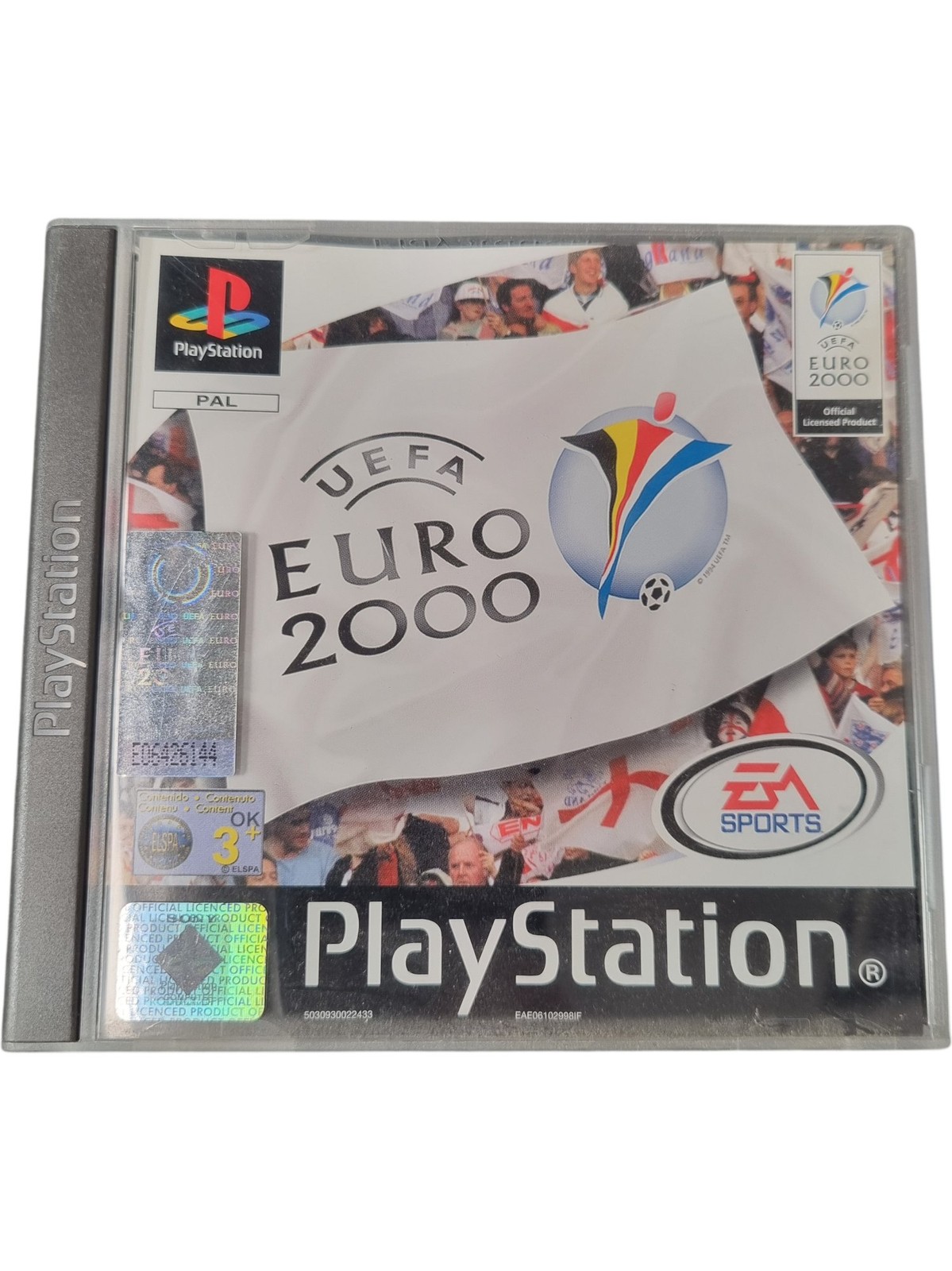 UEFA Euro 2000 Game for PlayStation EA Sports PAL Version